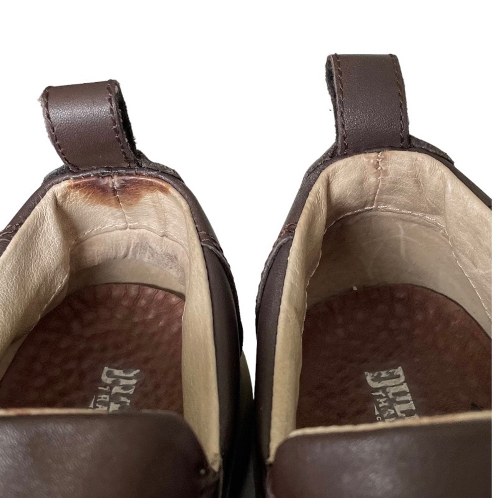 Duluth Trading Co Men's Size 10M Tower Hill Brown Leather Slip On Loafer Shoes - Picture 10 of 11